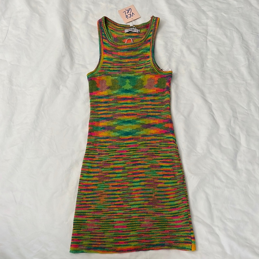 Verge Girl (Vrg Grl) Boston knit rainbow dress
